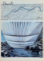 CHRISTO sign. Kunstpostkarte Over The River Arkansas Colorado '93 Nordrhein-Westfalen - Engelskirchen Vorschau