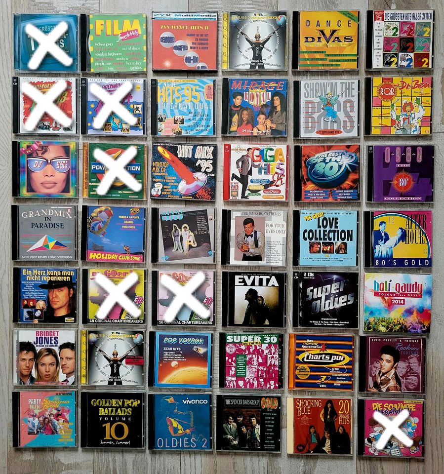 CDs Sampler 80er 90er Dance Charts Hitmix Classic Musik Filmmusik in Zahna