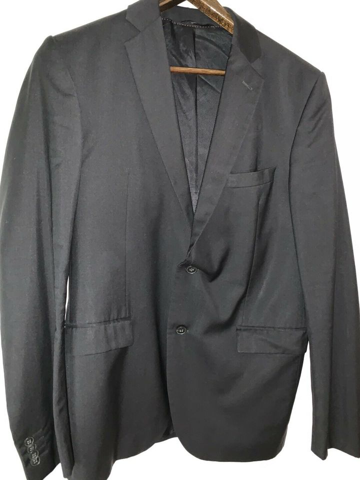 Luxus Anzug Sakko Cinque Luxus Anzug Jacke 50 schwarz Italia in Dortmund