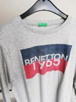 Shirt Langarmshirt grau Benetton gr 158 Nordrhein-Westfalen - Niederkassel Vorschau