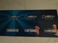 CINEPLEX Gutschein für 2 Kinokarten, 2 Popcorn, 2 Softdrinks Hamburg Barmbek - Hamburg Barmbek-Süd  Vorschau