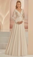 Brautkleid ivory nude langarm gr.44 neu, spitze Tüll Nordrhein-Westfalen - Dinslaken Vorschau