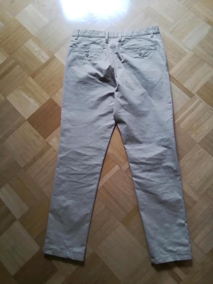 Chino Herren Hose von H&M Gr 32/32 slim fit neuwertig beige in Neufahrn