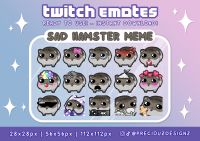 Sad Hamster Emote von TikTok, Twitch Emote, Discord Emote Nordrhein-Westfalen - Sankt Augustin Vorschau