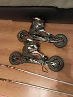 Nordic inliner Rollerski, Powerslide NORDICTRAIL Gr.42+STÖCKE Nordrhein-Westfalen - Enger Vorschau