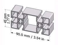 Aluminium Profile 45x90 UL von MiniTec Sendling - Obersendling Vorschau