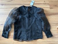 Neu Zara Bluse Tunika Organza schwarz transparent Vintage M Niedersachsen - Rühen Vorschau