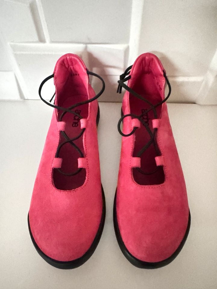 Arche Ballerinas Schuhe  Gr 3,5 36 rot pink Leder NEU in Hochspeyer