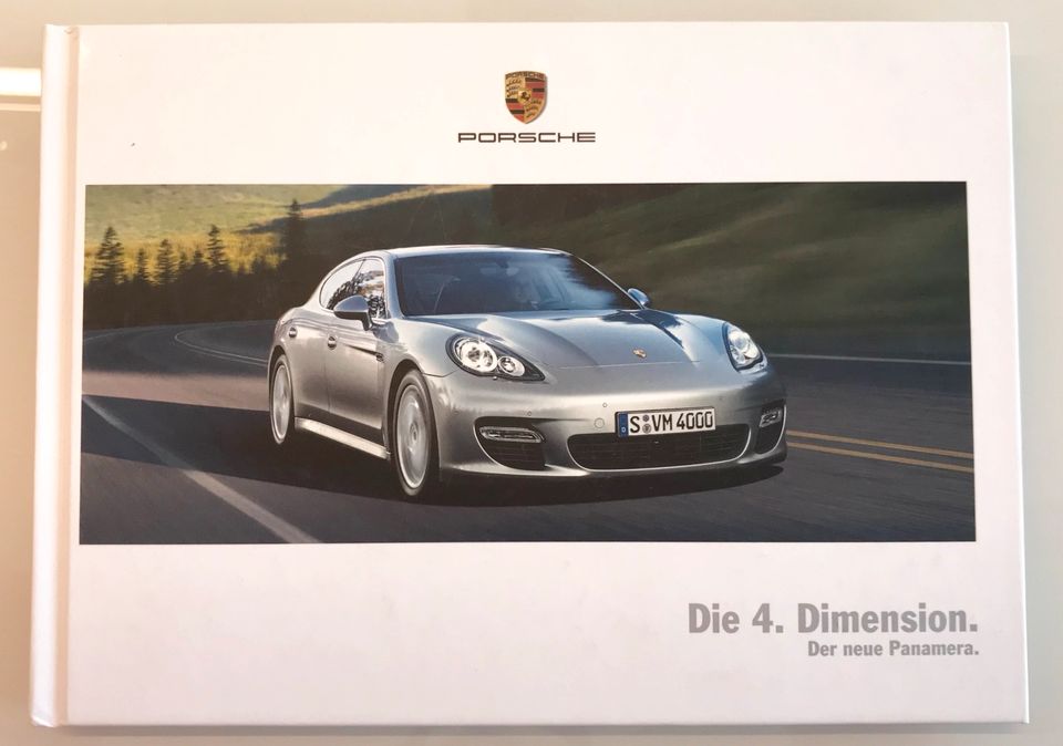 Porsche Panamera Vorab Prospekt Buch Broschüre 2009 in Seelze