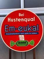 Altes Vintage EM-EUKAL Reklame Schild Blechschild Emailleschild Frankfurt am Main - Riederwald Vorschau