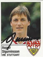 Panini-Bild Ásgeir Sigurvinsson (VfB Stuttgart 1987, signiert) Hessen - Mörlenbach Vorschau