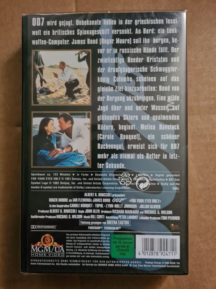 James Bond 007 - In tödlicher Mission [VHS] NEU! Noch eingeschwei in Gifhorn