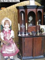Puppen Holz Altar viel Zubehör Schrein Monstranz Zinn antik alt Bayern - Alesheim Vorschau