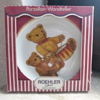 Wand Porzellan Teller Roehler Collection Bär Teddybär Baden-Württemberg - Herbrechtingen Vorschau