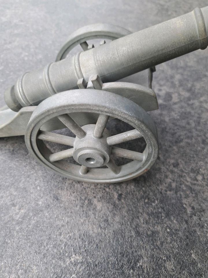 Alte Modellkanone,  Kanone, Zinn, 1,6 kg in Bad Ditzenbach