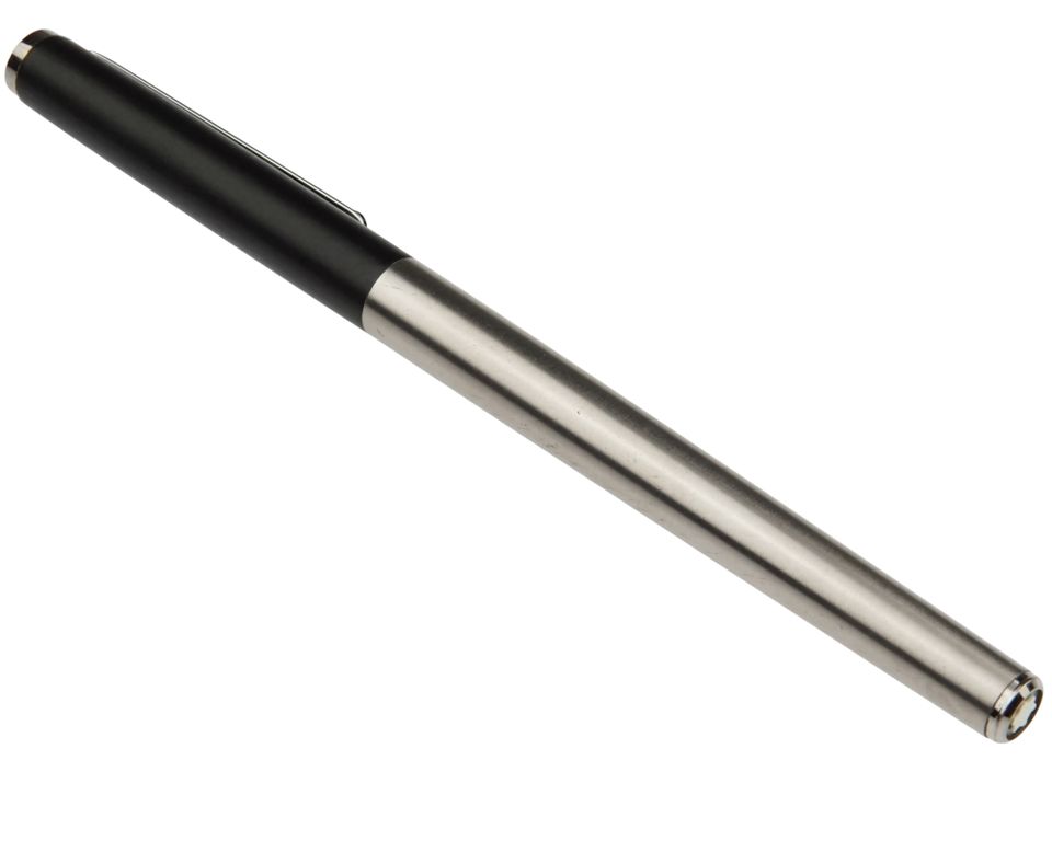 Montblanc S Line Füller Nr. 2120 Schwarz Silber M-Feder Slimline in Pfarrkirchen