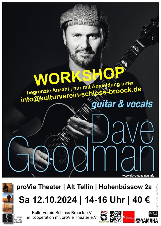 Gitarren-Workshop mit Dave Goodman in Alt Tellin