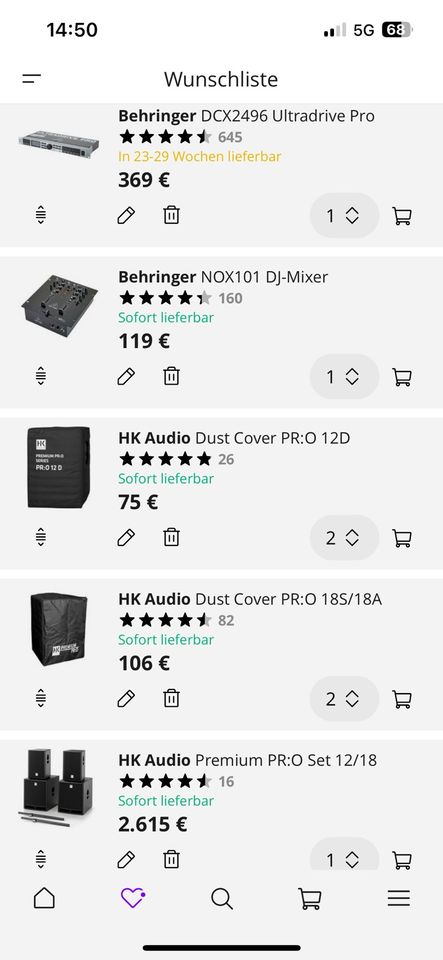 HK Audio Premium Pro 12/18 PA Anlage in Einbeck