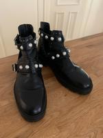 ZARA Boots Boho-Chic echtes Leder Gr.37 Neuw Niedersachsen - Leer (Ostfriesland) Vorschau