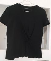 ZARA Gr. S T-shirt schwarz Knoten Hessen - Wetzlar Vorschau