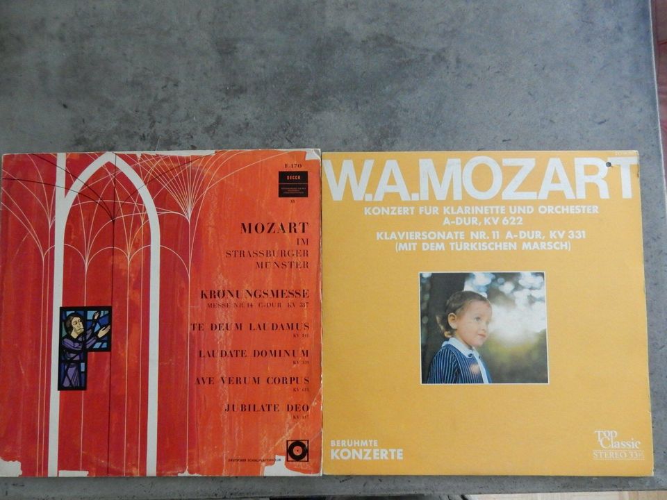 10x Mozart Vinyl LP Schallplatten in Bochum