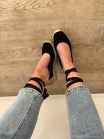 Neu - Schwarze Wildleder Pumps mit Keilabsatz 40 Bayern - Regensburg Vorschau