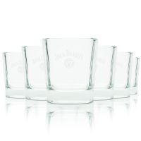 6x Jack Daniels Whiskey Tumbler Glas weiße Schrift Sammler Gläser Baden-Württemberg - Pforzheim Vorschau