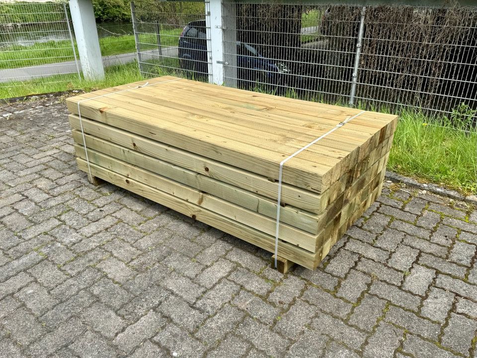 Vierkantpfosten Vierkantpfahl Zaunpfosten  - 11,5x11,5x300 - KDI in Lennestadt