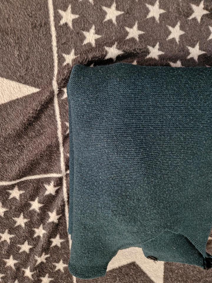 Pullover pulli gr. 44 damen petrol schwarz glitzer neuwertig in Gifhorn