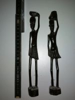 2 schöne filigrane MenschFiguren Körper Deko schwarz Holz 24 cm Niedersachsen - Walsrode Vorschau