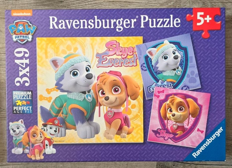 Puzzle Paw Patrol 3x49 in Springe