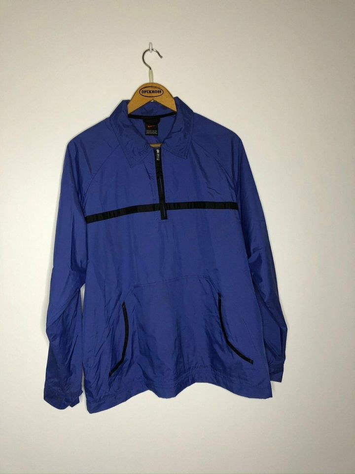 Vintage / Retro Nike Jacke - Trainingsjacke - Lila/Blau Farbkombi in Neuenhaus