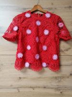 Spitzenshirt, rot, Shirt mit Blumen, Flower Bayern - Bernau am Chiemsee Vorschau