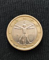 1 1 Euro Münze 2002, Italien Homo Vitruvianus, Leonardo da Vinci, Brandenburg - Potsdam Vorschau