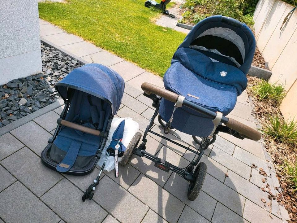 Hartan Xperia GTX Bellybutton 2-in-1 Kinderwagen mit Zubehör in Oestrich-Winkel