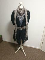 TREDY ♡ Strickweste 36 38 40 42 blau Cardigan Hippie Fransen Rheinland-Pfalz - Mainz Vorschau