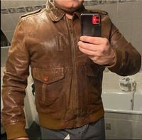 Leder Jacke ,,Zara,, Men / braun XL / echt Leder Mecklenburg-Vorpommern - Greifswald Vorschau