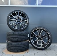 2DRV WH34 19 Zoll Sommerräder für Mercedes A B C CLA CLK SLK SLC Klasse W176 W246 W203 W204 S204 C117 W117 X117 W208 W209 R170 R171 R172 Felgen Reifen Räder schwarz Sommerreifen AMG Kompletträder Baden-Württemberg - Neckarsulm Vorschau