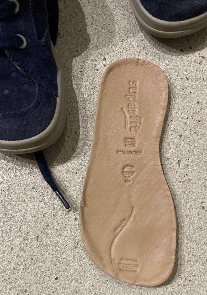 Superfit barefoot barfuß Schnürer Lauflerner Schuh blau 22 in Reichenbach (Vogtland)