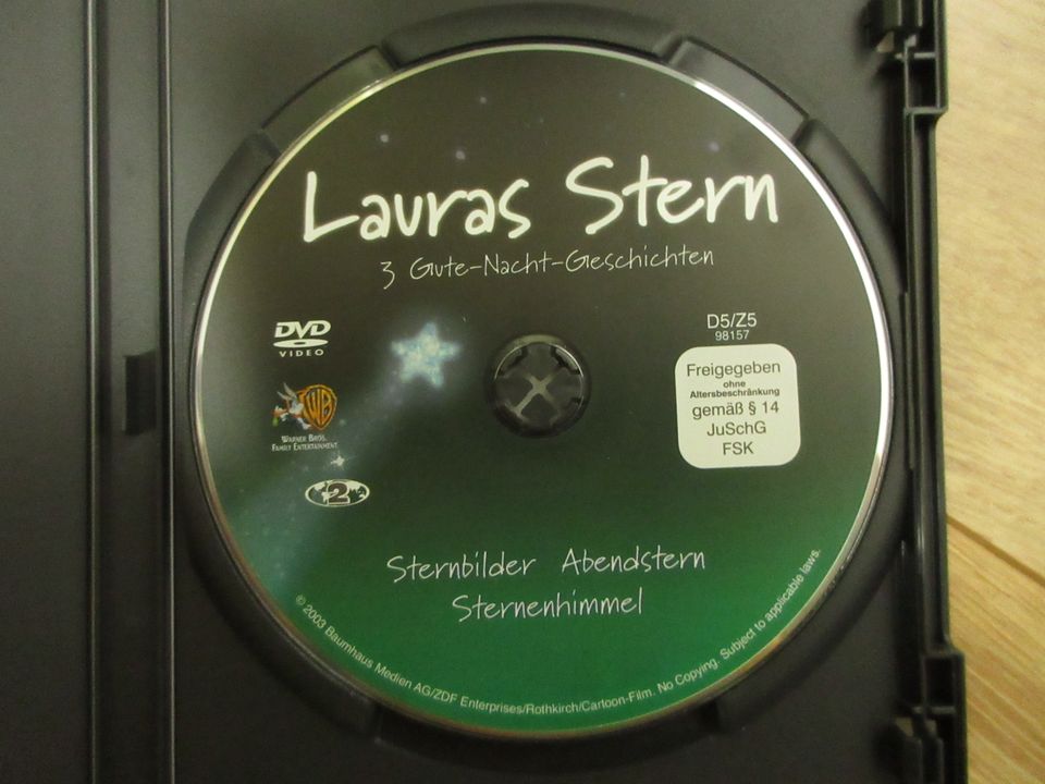DVD - "Lauras Stern" 3 Gute-Nacht-Geschichten, neuwertig in Brühl