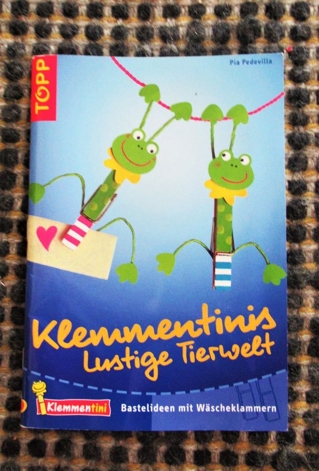 Bastelbuch Klemmentinis, Löffelkerlchen, Kochlöffel Wäscheklammer in Lörrach