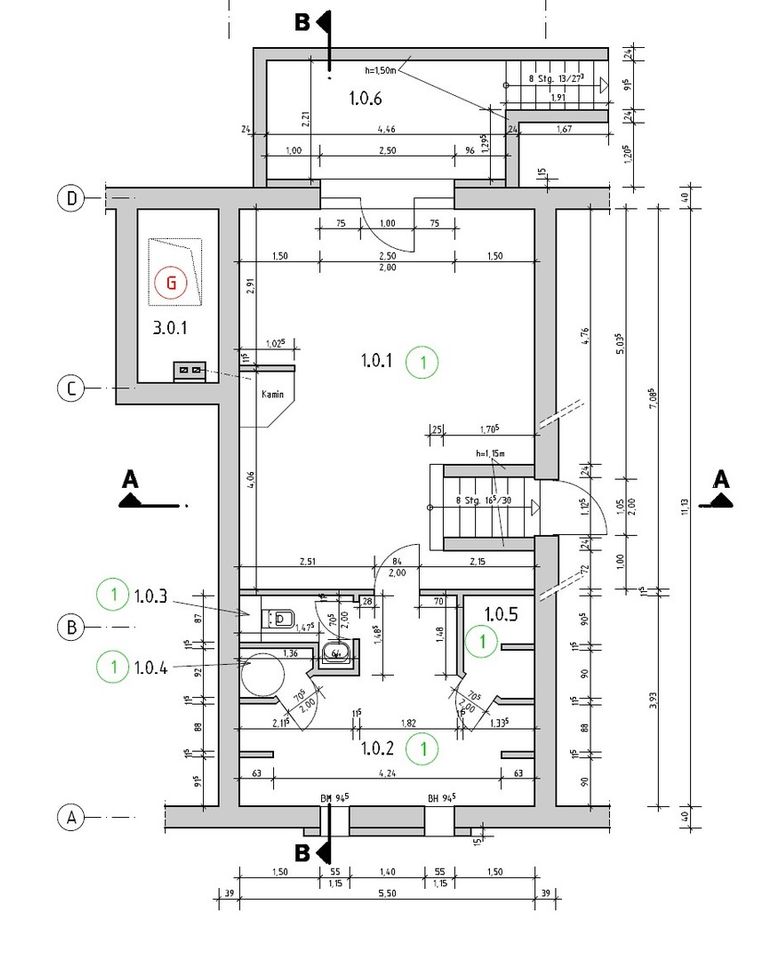 Modernes Wohnen in "alter" Scheune Zweifamilienhaus Resthof Doppelhaus in Hohen Neuendorf