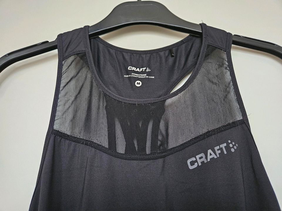 Craft Laufshirt Funktionstop ausgestellt Achselshirt Sporttop in Dresden