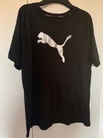 Puma Tshirt schwarz Silber Print S Niedersachsen - Lindwedel Vorschau