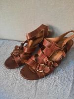 Damen Sommer- Schuhe Leder- Sandalen 40 Braun Marco Tozzi Schwerin - Altstadt Vorschau