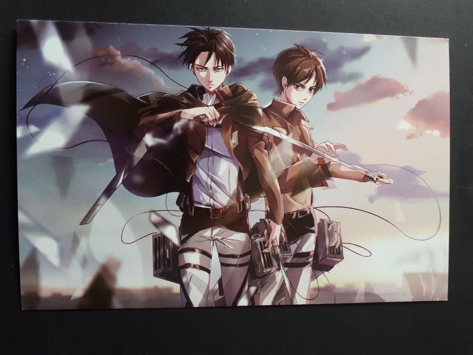 Attack on titan Postkarte Sammelkarten Anime Manga in Sonnenbühl