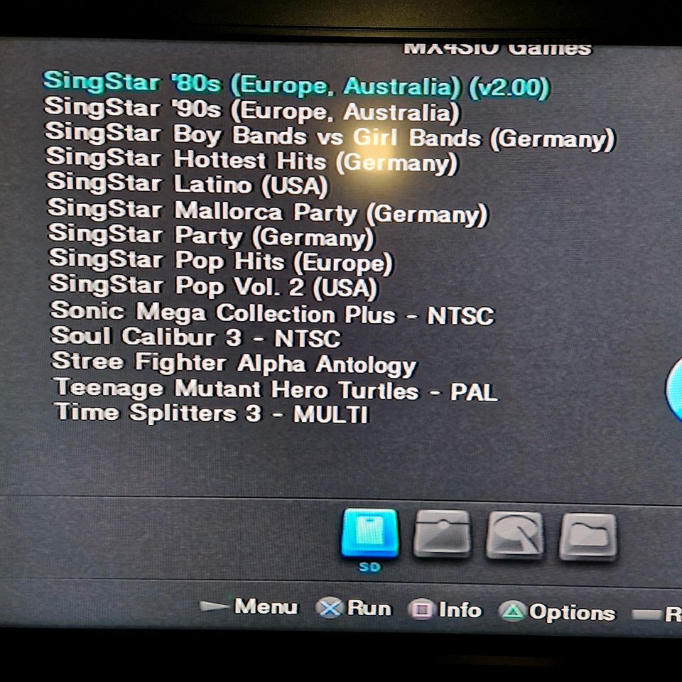 PS2 PLAYSTATION 2 SLIM FMCB MX4SIO ISO ADAPTER SINGSTAR EDITION in Berlin