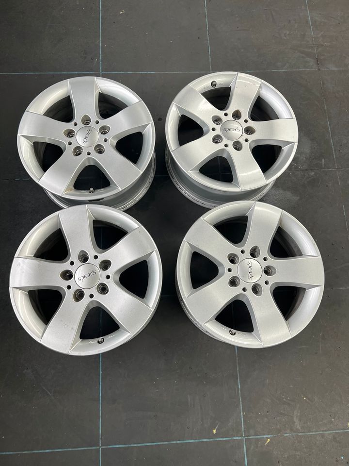 Mercedes 16 Zoll Alufelgen 6,5x16 ET 48 in Freigericht