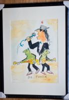 Udo Lindenberg Likörell Bild Kunstdruck Lithographie NO Panik Baden-Württemberg - Ettlingen Vorschau