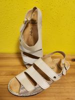 Damensandalen Gr. 8 UK 43 EU Finn Comfort Germany Leder Klettver Dresden - Altfranken Vorschau